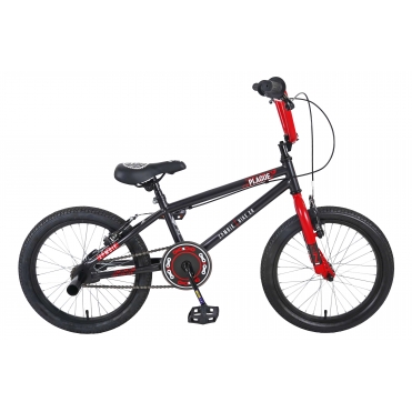 Zombie Plague 18" BMX Bike - Black/Red